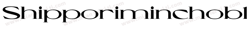 Shipporiminchob1 Ext字体转换